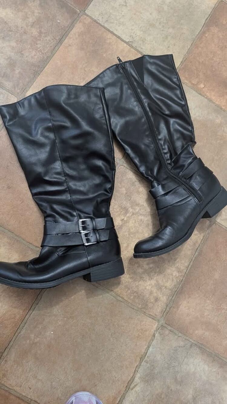 Style & Co Black Knee-High Boots